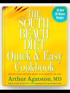 🌈 $5 Add On>>> The South Beach Diet Quick & Easy Cookbook - Hard Cover